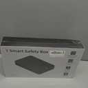 Gun Safe for Handgun Biometric Gun Safe for 2 Pistols, Quick Access Handgun with Fingerprint PIN or Key Lock Rechargable Handgun Safe, for Home Car Travel Nightstand Bedside or Drawer  (Black)