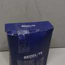 BEDELITE Velvet Fitted Sheet and Pillowcase Set, Luxury Soft Fuzzy Bottom Sheet with Reinforced Elastic Corner Straps, Deep Pocket up to 15 Inch, 1 Fitted Sheet and 1 Pillowcase (Twin XL, Navy Blue)