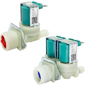Washer Water Inlet Valve DC62-30312J & DC62-30314K Fit for Samsung WF42H5000AW/A2 WF210ANW/XAA WF203ANS/XAX WF203ANW/XAA WF206ANS/XAA WF219ANB/XAA WF306BHW/XAA WF306LAW WF306LAW/XAA WF361BVBEWR/A2