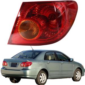WFLNHB Tail Light Replacement for Toyota Corolla 2005-2008 Red Brake Lamp Right Passenger Side Taillamp 8155002290