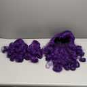 ColorGround Long Curly Cosplay Wig with 2 Ponytails (Dark Purple)