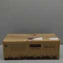 RICHER HOUSE White Floating Shelves Set of 3, Modern Bathroom Shelves Wall Mounted Shelves for Wall Decor, Over Toilet White Wall Shelves for Bathroom Bedroom, Living Room, Kitchen (2+1)