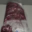 Sparkling Sequin Skater Mini Dres W/Sweetheart Neckline & Spaghetti Straps (9, Merlot)