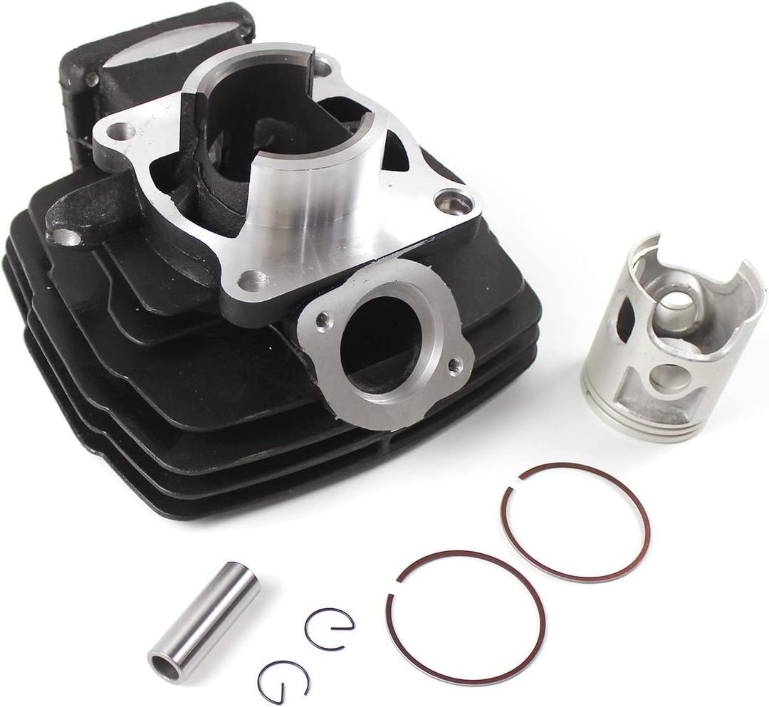 SINOCMP DT125 Engine Rebuild Kit 56mm Cylinder Piston Gasket Top End Kit for YAMAHA DT125 1974-1981 Engine