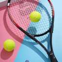 Senston Tennis Rackets for Adults 27 inch Tennis Racquets - 2 Player Tennis Racket Set with 3balls,2 Grips, 2 Vibration Dampers