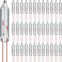100 Pcs Christmas Mini 2.5 Volt Replacement Light Bulbs Christmas Tree Lights String Lights Replacement Bulbs for Indoor/Outdoor Christmas Lights Decor Home Xmas Tree