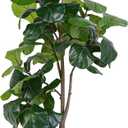Artificial Fiddle Leaf Tree, 6ft Faux Plant Fake Ficus Lyrata Trees with White Planter, Artificial Fig Trees Floor Plants for House Office Living Room Indoor Home Decor, Housewarming Gift