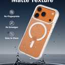for iPhone 17 Pro Case [Compatible with MagSafe][Translucent Matte][Anti-Yellow][Anti-Fingerprint] Shockproof Protective Slim Case for 17 ProWhite