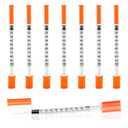 U-100 Syringes 30G 1ml/cc 5/16" (8mm) Dispensing ToolsIndividually Wrapped,Pack of 100