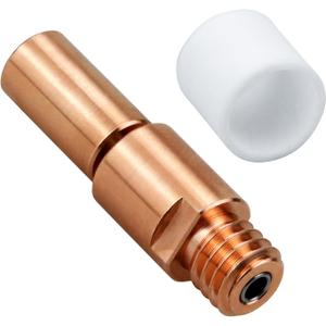 1PC 3D Printer Spider 3.0 Hot End Bimetal Heatbreak Copper Titanium Throat Tube Replacement Compatible with Creality Spider High Temperature and High Flow Hotend Pro