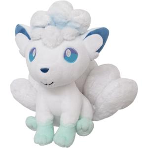 Sanei PP61 Alolan Vulpix Pokemon All Star Collection Stuffed Plush, 7", 156 months to 180 months