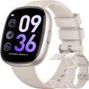 Sanorum Smart Watches for Women Men with Call: Fitness Trackers with 24-Hour Heart Rate SpO2 Sleep Monitor 120+ Sport Mode 5ATM Waterproof Smartwatch Compatible with iPhone Android Phones Starlight