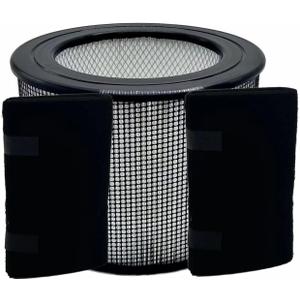 Replacement H13 Hepa Filter Compatible for Honeywell 24000 24500 50250-S 52500 Air Purifier,3 In 1 High-Efficiency Activated Carbon (1HEPA + 2 Pre-Filter)