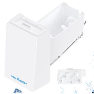 Upgraded DA97-14504C Ice Bucket Replacement for Samsung Refrigerator Ice Maker Tray Part DA97-14504A Ice Container Assembly RF22KREDBSR, RF23HCEDBBC,RF23J9011SR, RF24FSEDBSR Fridge Assy Tray Ice Bin