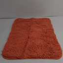 OLANLY Bathroom Rugs 30x20, Extra Soft Absorbent Chenille Bath Rugs, Rubber Backing Quick Dry, Machine Washable Bath Mats for Bathroom Floor, Tub and Shower, Home Decor Accessories, Coral
