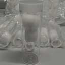 36 Pcs Plastic Coin Tubes, 6 Different Sizes Coin Holders, Clear Quarter Coin Penny Tube, Large Dollars Round Coin Storage Tube with Screw on Lid for Coins Collection Supplies