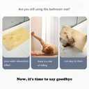 3 x Bath Mat Bathroom Shower Floor Mat Rug, Diatomite Super Absorbent Shower Mat Non-Slip Quick Drying Easy to Clean, Suitable for Bathroom Bathtub Kitchen Door Floor Mat, M (50*80cm(19.7*31.5in) (1'8" x 2'8" (Rectangular))