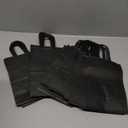 MESHA Kraft Gift Bags 200 Pack 5.25x3.75x8 Inch Small Black Paper Bags with Handles Bulk for Small Business,Birthday,Party,Wedding,Retial,Shopping Bag