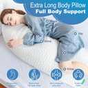 SUPA MODERN Cooling Bed Pillows for Sleeping 1 Pack Shredded Memory Foam Pillows Adjustable Cool Pillow for Side Back Stomach Sleepers Luxury Gel Pillows Body Pillow with Washable Removable Cover