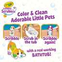 Crayola Scribble Scrubbies Glam Pack (4 Pets), Holiday for Kids, Washable Pet Care Toy, Coloring Animal Craft, Stocking Stuffer Toys for Girls & Boys, 3+