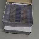 100Pcs Name Tags with Pins, Clear Plastic Name Tag Holder Horizontal Pin Style Name Badge Holders with 100Pcs Name Tag Inserts for Meeting Seminar Show Event Conference(3.5 x 2.2 Inch)