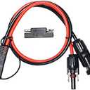 LIXINTIAN SAE Adapter, with SAE Polarity Reverse Adapte，10AWG Cable Conector for RV Panel Solar