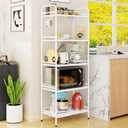 HDANI Storage Shelves,5-Tier Metal Storage Rack with Shelf,Shelf Organizer,Garage Standing Shelving Unit for Laundry,Bathroom,Kitchen,Pantry, Closet,23.6''W X 13.8''D X 63''H,White