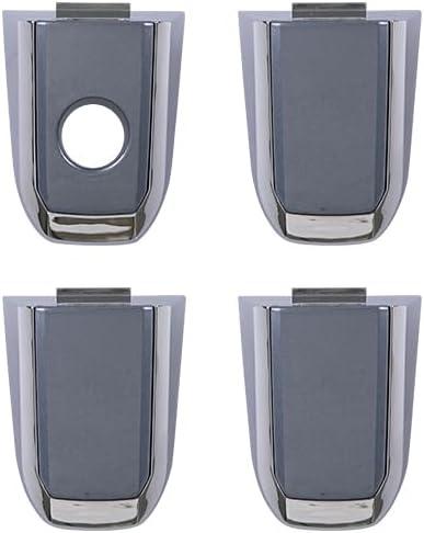 Metallic Gray 1 Lot Exterior Door Handle Cap Trim Compatible with Escalade Tahoe Sierra Yukon 2015-2018