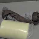 KSIIA Orthopedic Dog Crate Bed Waterproof Dog beds for Small Dogs Deluxe Plush Washable Pet Mat with Egg Crate Foam & Removable Cover, 21 x 13 Inch, Gray (Light Grey)