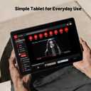 Android Tablet 10 Inch, Android 15 Tablets 2026 for Adults, Octa-Core, 12GB RAM,128GB Storage(2TB Expandable), Large Touch Screen Tablet with 10H Battery Life,WiFi & Bluetooth 5.0,Grey Blue