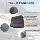 FZJDSD 1 PCS Dark Gray Driver Side Bottom Replacement Cloth Seat Cover & Seat Foam Cushion Compatible with Dodge Ram 1500 2500 3500 SLT SLT Plus Sport 2002 2003 2004 2005
