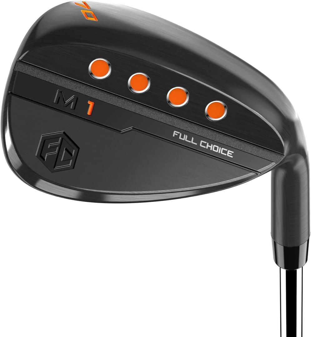 FULL CHOICE Golf Wedges, 70 Degree Golf Sand Wedge, Gap Wedge, Lob Wedge Golf Clubs,Wedges Golf Clubs for Men Women Right Hand, CNC Milled Face for More Spin and Control