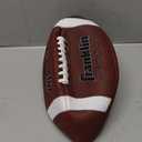Franklin Sports Youth + Adult Footballs - Extra Grip 1000 Official Size, Junior + Pee Wee Kids - 1 + 12 Packs (Brown/White)