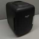 Cooluli Mini Fridge for Bedroom - Car, Office Desk & Dorm Room - Portable 4L/6 Can Electric Plug In Cooler & Warmer for Food, Drinks, Skincare Beauty & Makeup - 12v AC/DC & Exclusive USB Option, Black, No Power Cable(s)