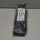 30"/24"/20" Silicone Magnetic Shelf for Stove Top for Kitchen Gadgets, Soft Flexible Strong Magnetic Heat Resistant Over the Stove Top of Shelf Spice Rack Kitchen Organizer for Back of Oven (3parts- Black)