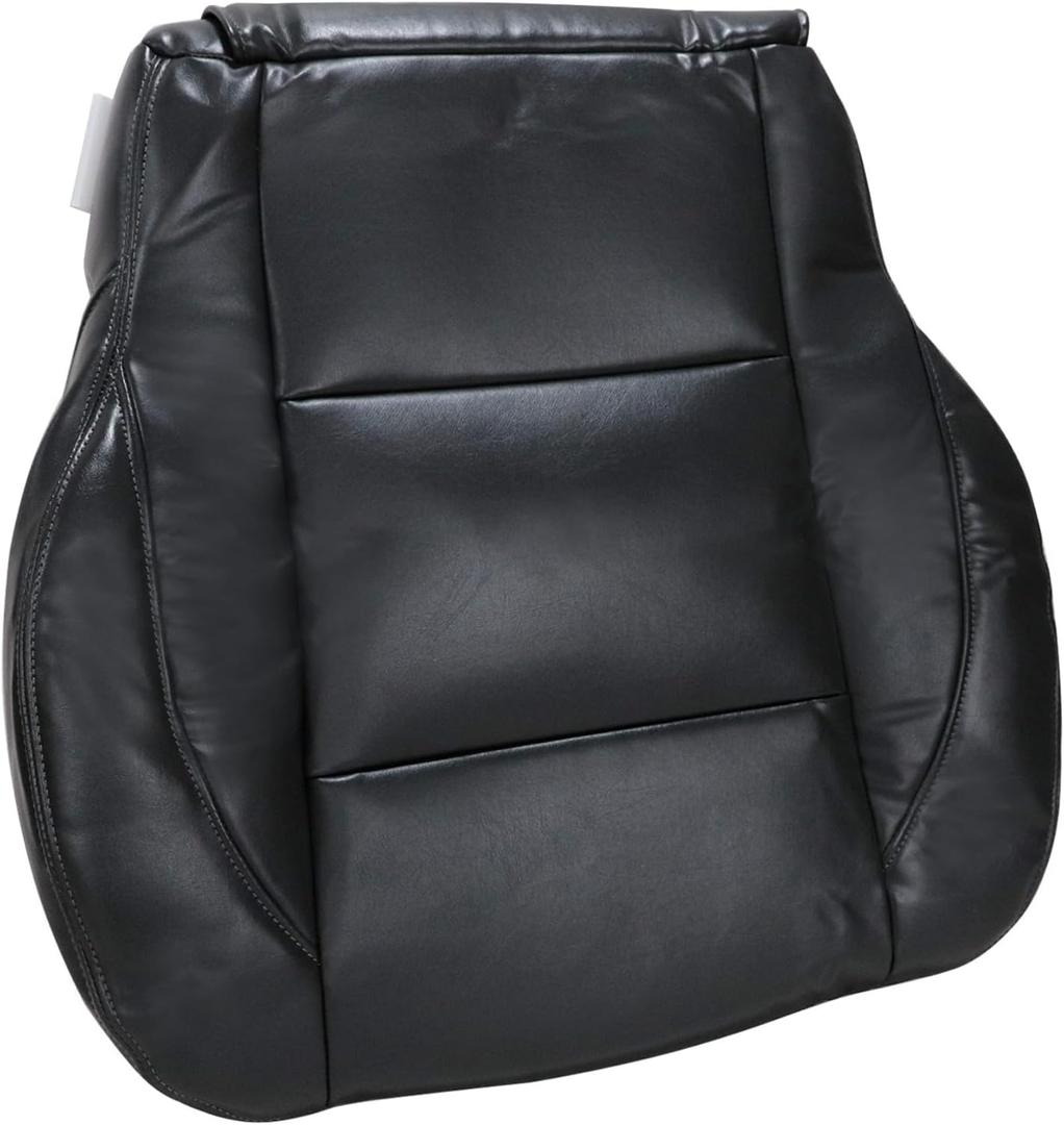 GXARTS Front Driver Bottom Replacement Seat Cover Dark Gray Microfiber Leather Compatible with Nissan Titan 2005 2006 2007 2008 2009 2010 2011 2012 2013 2014 2015