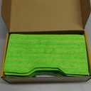 KEEPOW Reusable Mop Replacement Pads Compatible with Shark Vac Mop VM252 VM200 VC205 VM250 VM180 VM401 QM250 VM190, Washable Vacuum Mop Pad Refills, Upgraded Design of Dirt Chamber (1+3+6 Pads)