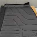 PWY Cargo Mat Trunk Liner with Backrest Mats, Fit for 2024 2025 2026 2027 Toyota Grand Highlander, All Weather Waterproof TPE Rear Cargo Tray