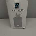 1 Gallon Insulated Water Bottle | Upgraded Thickened Stainless Steel Metal Portable Sports Large Water Jug for Gym and Hiking with Carrier Bag, Handle Strap | BPA-Free 128 oz (Indigo/Black)