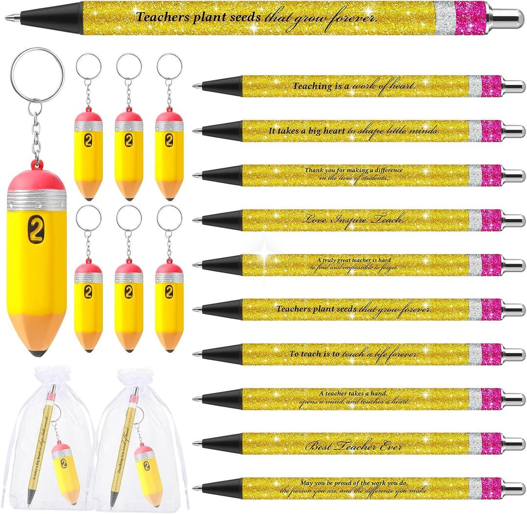 10 Set Back to School Gifts Bulk Teacher Appreciation Ballpoint Pens