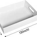12-Pack 13" X 9" X 3" White Blyss Cookie Crate,Sturdy Cookie Serving Tray Great for Party Platters,Natural Kraft Paper Cardboard Tray use for Packaging and Hold Cookies,Take Out Container,Pack of 12