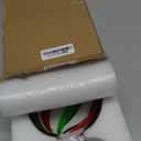 Maxcheck 2 Pcs Christmas Candy Platter Glass Candy Dish Tray Decorative Dessert Plate for Xmas Parties Holiday Treats Bowls Crystal Fruit Plates for Party Snack Storage (Large,Red Green)