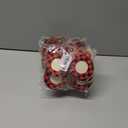 3 x 24 Pieces Wooden Christmas Picture Frame Ornaments with Twine, Buffalo Plaid Picture Frames Round Photo Frame Ornaments Xmas Family Tree Picture Frame for Xmas Holiday Party Decoration Supplies (Assorted Color)