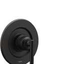 Moen Gibson Matte Black Pressure Balancing Eco-Performance Showerhead, Shower Handle, and Tub Spout, Posi-Temp Valve Required, T2903EPBL