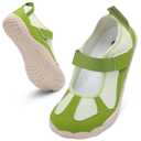 BARERUN Watershoes for Womens Barefoot Hiking Swim River Shoes Lake Pool Sandals Beach Quick Dry for Hiking Surfing Kayaking Sport Accessories Camping Must Haves Green Size 10.5 Wide