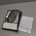 GAWBYET 24 Pcs Clear Plastic Gift Bags with Handles, Reusable Party Favor Bags With ribbons and cards for Mother's Day, Birthday, Wedding,Bachelorette Party,(7 x 10 x 3.15 Inch)