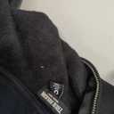 True Religion Men's TR Flag Relaxed Zip Up Hoodie Casual Full Zip Graphic Sweatshirt (Black, S)