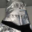 AOGELAN Fluffy Sheepskin Car Seat Cover Long Wool Front Seat Cover Black