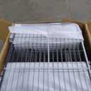 Dog Playpen,32/40/45 Inch Height in Heavy Duty, Folding Indoor Outdoor Anti-Rust Dog Exercise Fence, Portable Pet Playpen with Door for Large Medium Small Dogs and Pet (16 Panels, 32 Inch) Silver