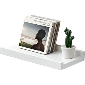 Floating Shelf White Oak Wood Wall Shelves 12 Inch (Upgrade Width 6"), Display Picture Ledge Shelf for Bedroom Living Room Bathroom Office Kitchen Wall Storage Shelves